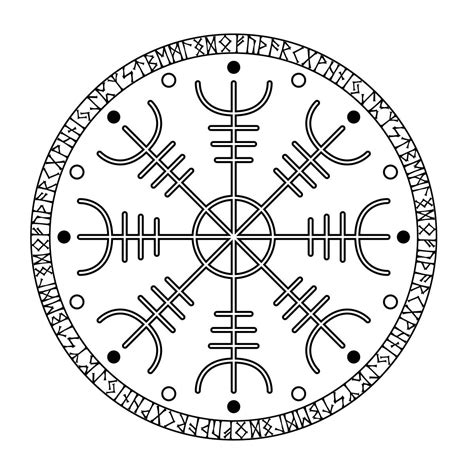 Rune square shield